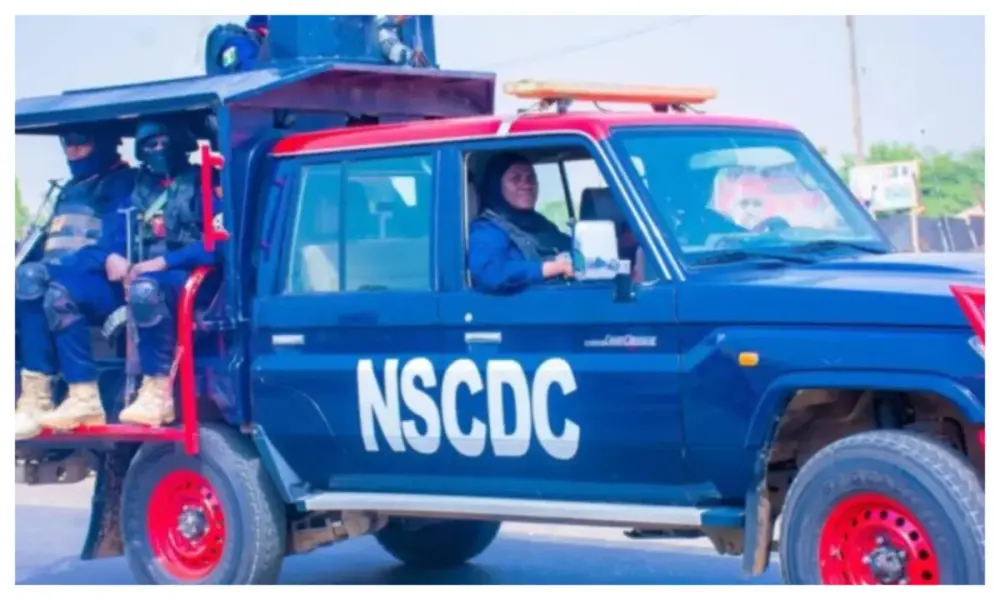 NSCDC arrests two suspects for unlawful printing, selling of motor vehicle stickers in Niger