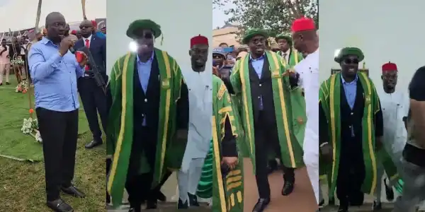 Obi Cubana expresses joy as he fulfils some of his core values at UNN (Video)