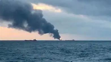 Two Russian tankers wrecked in Black Sea, triggering oil spill