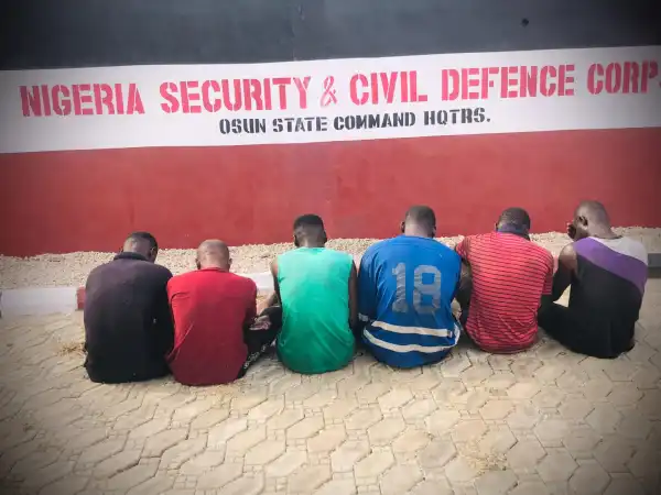 Osun NSCDC arraigns six suspects over alleged assault on personnel