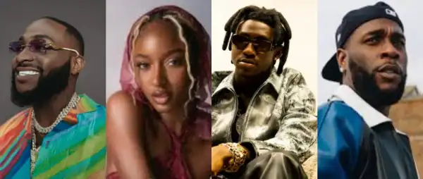 Davido, Burna Boy, Shallipopi, Others Nominated for 2025 AFRIMA