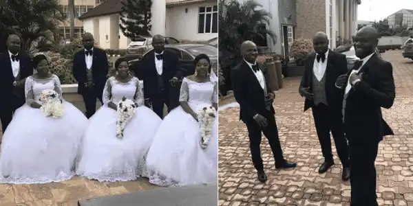 Why We Married Same Day At Same Venue, Triplet Brothers Who Married Triplet Sisters Reveal