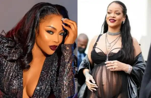 If She Were Nigerian, People Will Say Witches Will Attack The Child - Toke Makinwa Reacts To Rihanna Flaunting Baby Bump