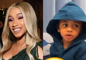 Rapper Cardi B gets shocking response from son after she asked him of his relationship status