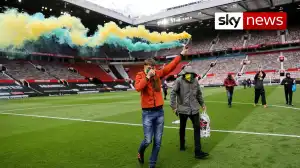 BREAKING: Manchester United fans break into Old Trafford to protest owners (Video)