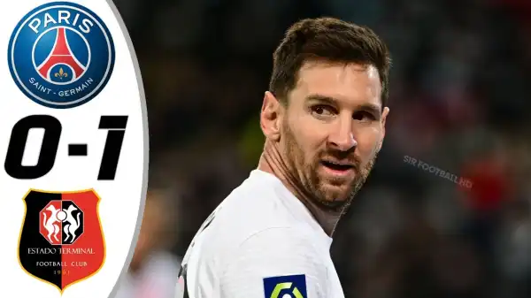 Rennes vs PSG 1 - 0 (Ligue 1 2023 Goals & Highlights)