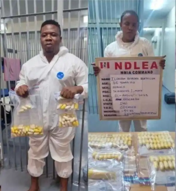 NDLEA Arrests India-Bound ‘Couple’ With 184 Wraps Of Cocaine, Intercepts Other Drugs Consignment