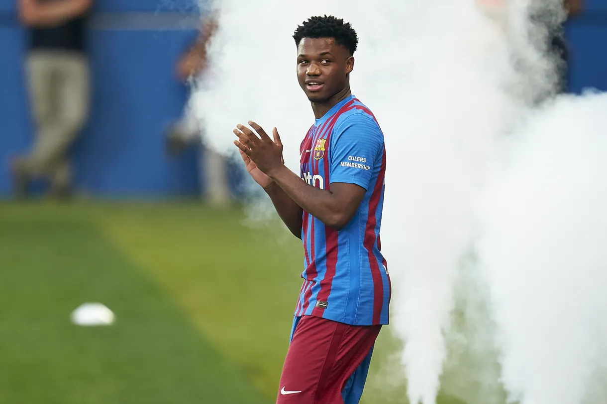 Barcelona confirm Ansu Fati will take over Lionel Messi’s No. 10 shirt