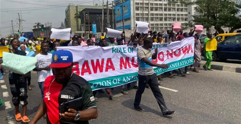 Alleged contempt order: Bawa must go protest rocks Lagos