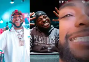 “I cried like a baby” – Davido speaks on his diamond-encrusted teeth