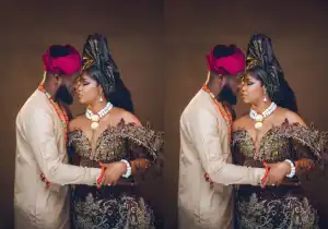 Ekene Umenwa & Husband Mark One year Anniversary Of Traditional Wedding