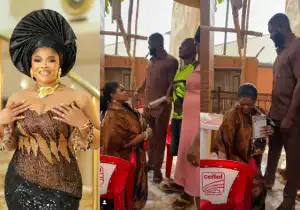 Actress Ruby Ojiakor receives special gift from Father-in-Law