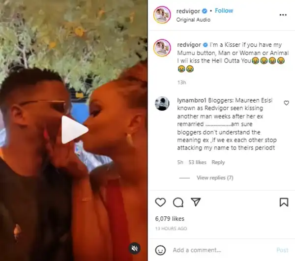 I Can Kiss Anyone, Even Animal - Blossom Chukwujekwu’s Ex-Wife Says After Seen Kissing Mystery Man (Video)