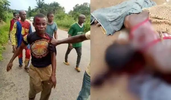 SO SAD!!! Man Kills His Cousin Over Mangoes In Abia State (Graphic Photos)