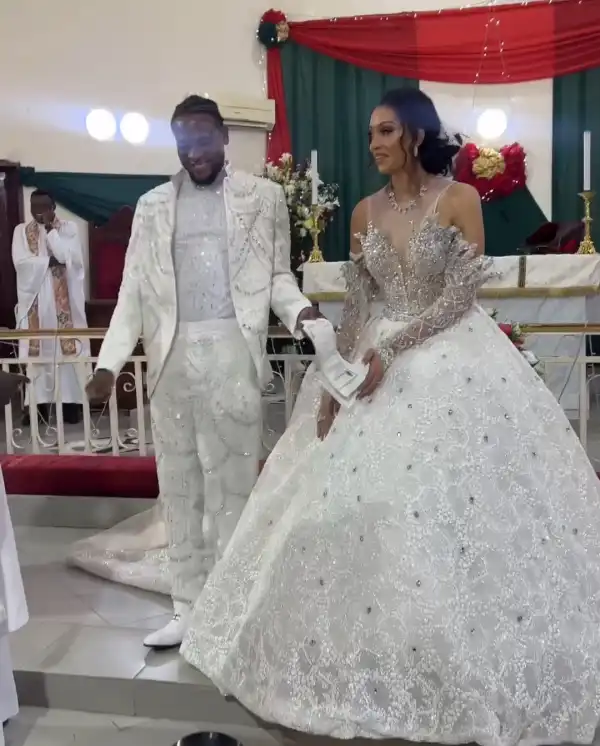 BBNaija Star, Omashola Marries His Partner, Britnee In Star-Studded Ceremony (Photos/Video)