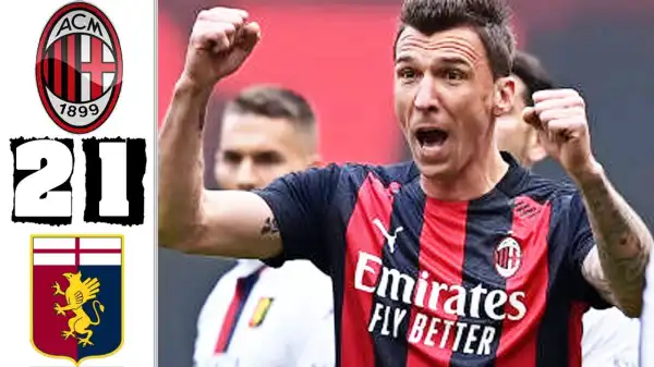 AC Milan vs Genoa  2 - 1 (Serie A Goals & Highlights 2021)