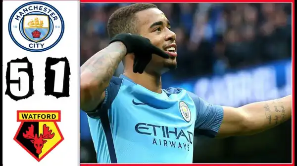 Manchester City vs Watford 5 - 1 (Premier League 2022 Goals & Highlights)