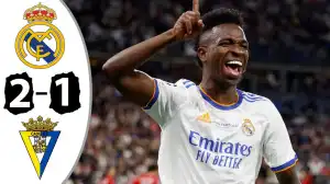 Real Madrid vs Cadiz 2 - 1 (LaLiga 2022 Goals & Highlights)