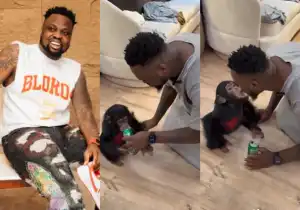 Video of Egungun of Lagos kissing his pet monkey goes viral