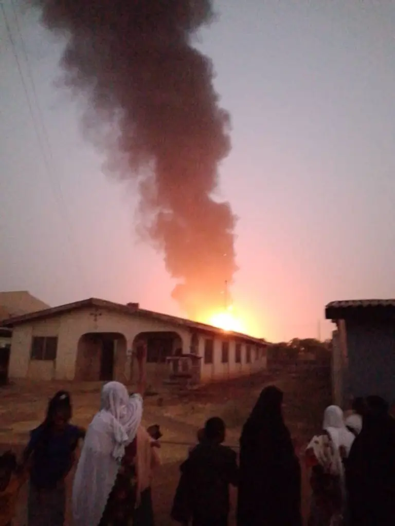 Fire razes newly built petroleum station in Ibadan