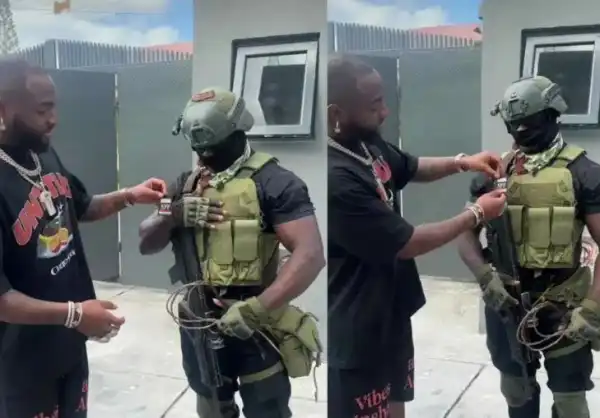 Davido Celebrates His Police Escort As He Gets Promoted To Inspector (Video)