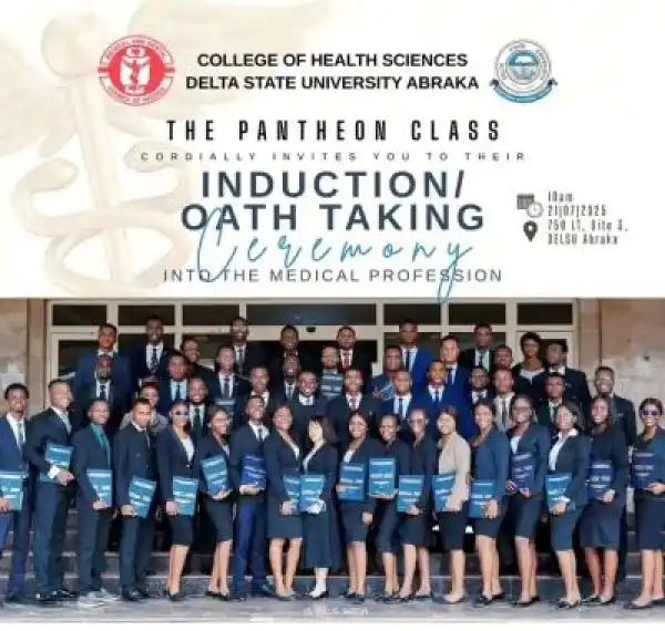 DELSU Induction/Oath-Taking Ceremony for Graduating Medical Doctors