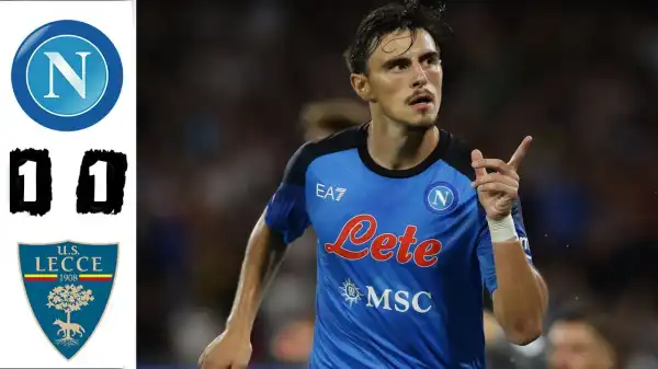Napoli vs Lecce 1 - 1 (Serie A 2022 Goals & Highlights)