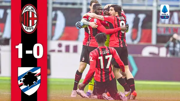 Milan vs Sampdoria 1 − 0 (Serie A 2022 Goals & Highlights)