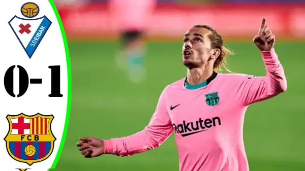 Eibar vs Barcelona 0 − 1 (LaLiga Goals & Highlights 2021)
