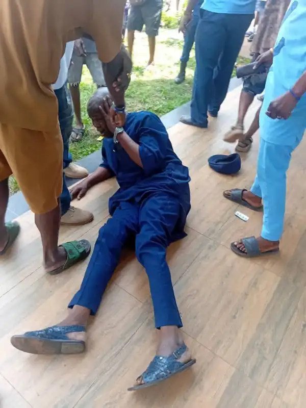Thugs beat Ondo APC chairman, Adetimehin for allegedly working against Gov Aiyedatiwa [VIDEO]