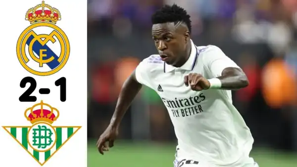 Real Madrid vs Real Betis 2 - 1 (LaLiga 2022 Goals & Highlights)