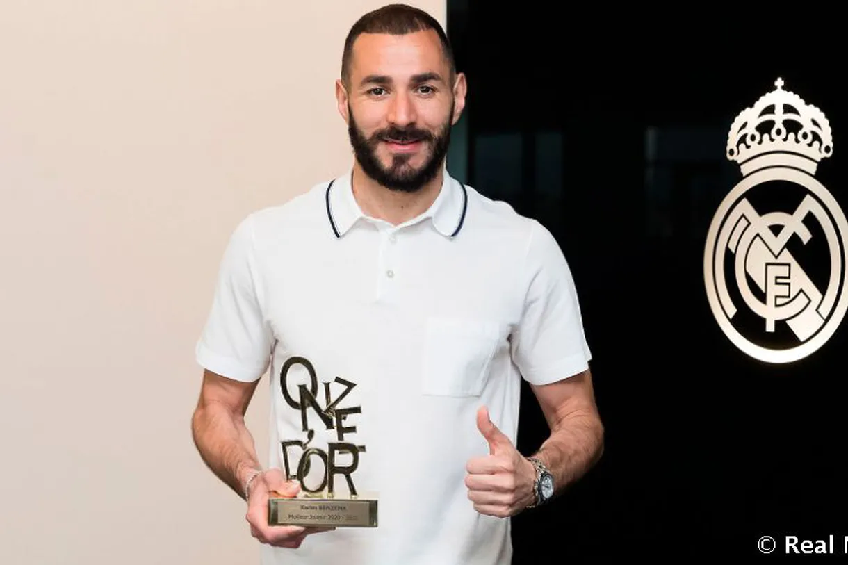 Karim Benzema wins the Onze d’Or