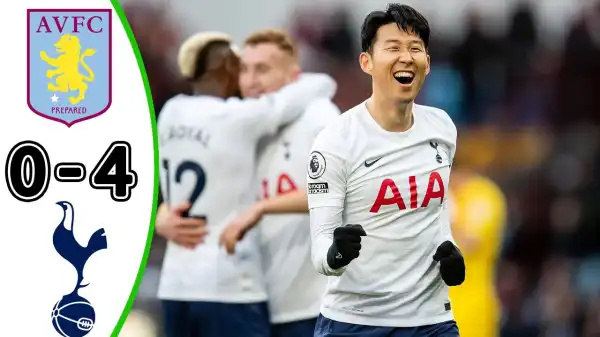 Aston Villa vs Tottenham 0 - 4 (Premier League 2022 Goals & Highlights)