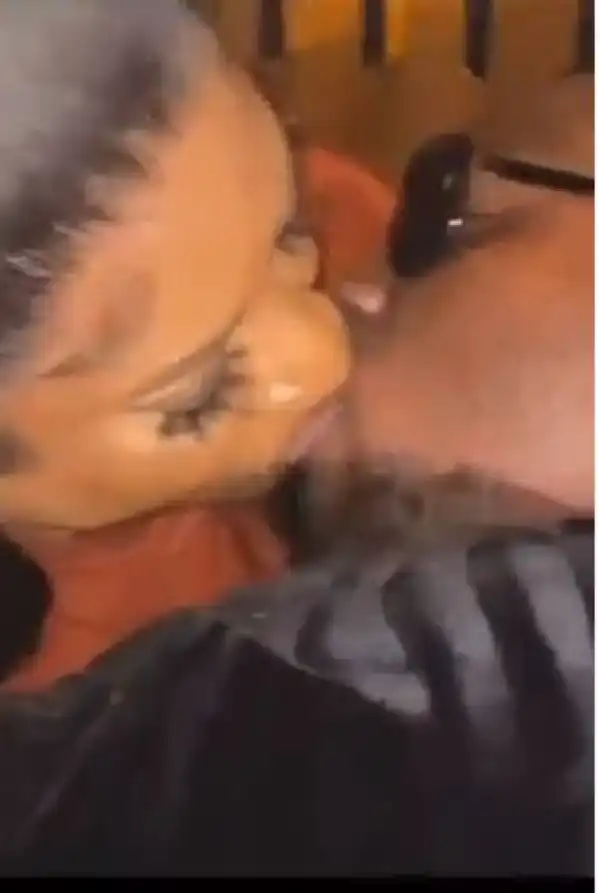 Actress Nkechi Blessing And Younger Lover Spotted Kissing Passionately At Iyabo Ojo’s Party (Video)