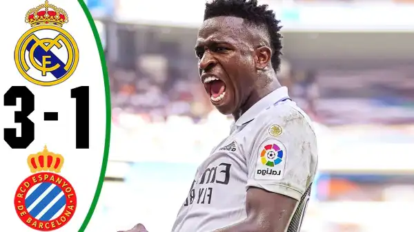 Real Madrid vs Espanyol 3 - 1 (Laliga 2023 Goals & Highlights)