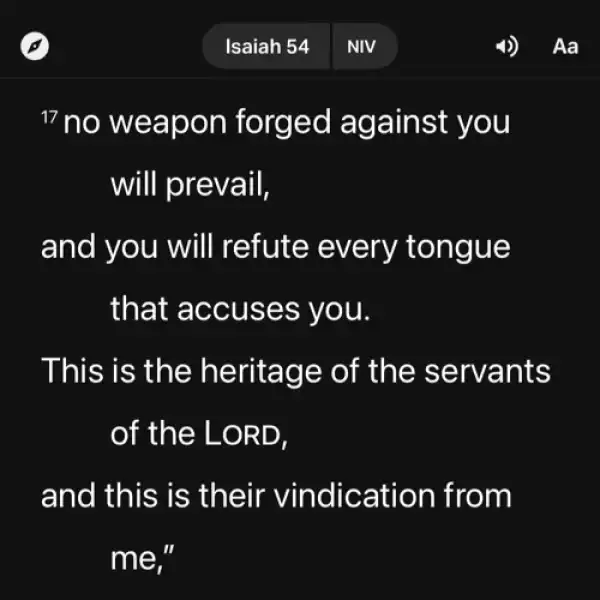 Lucasraps – Isaiah 54:17