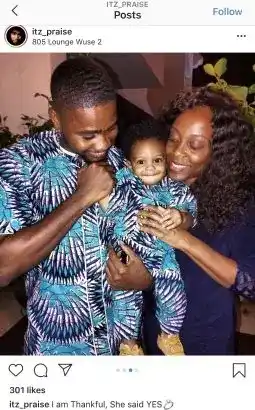 BBNaija Fans Dig Up Photos Of Praise With His Wife And Son After He Claimed He Was Single