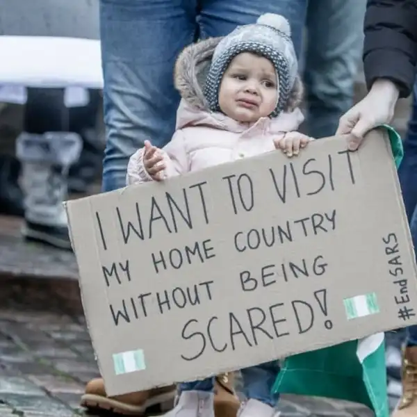 End SARS protest holds in Helsinki (photos)