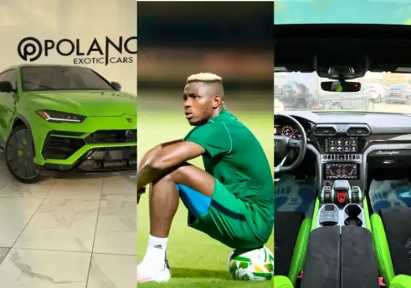 Victor Osimhen Splashes Over N600m on 2022 Lamborghini Urus