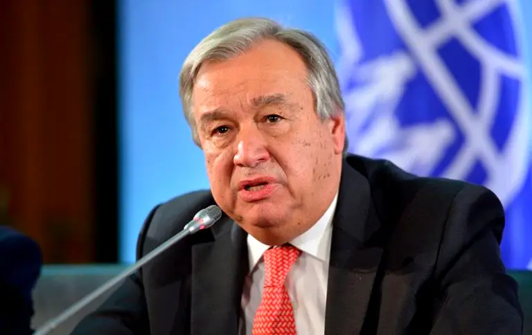 UN chief shocked, saddened by U.S. California mass shooting