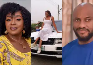 Rita Edochie Congratulates May Edochie on New Range Rover SUV