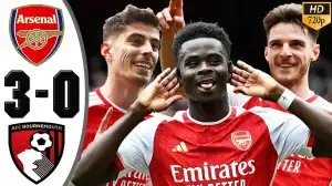 Arsenal vs Bournemouth 3 - 0 (Premier League 2024 Goals & Highlights)