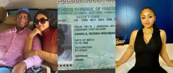 Ned Nwoko Counters Underage Marriage Claims, Presents INEC Card as Proof of Regina’s Age