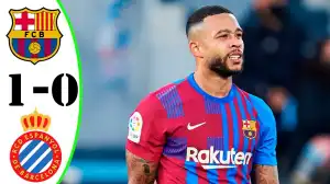 Barcelona vs Espanyol 1 - 0 (LaLiga 2021 Goals & Highlights)