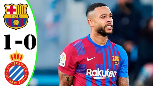 Barcelona vs Espanyol 1 - 0 (LaLiga 2021 Goals & Highlights)
