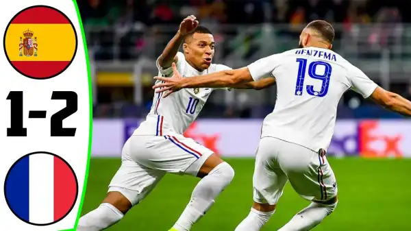 Spain vs France 1 - 2 (UEFA Nations League Final 2021 Goals & Highlights)