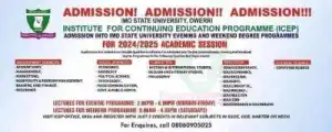 IMSU admission into Evening and weekend degree programmes, 2024/2025