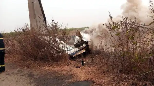 Nigerian Air Force Training Aircraft Crashes In Kaduna