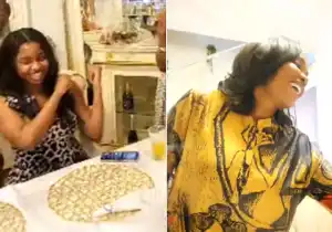 Priscilla Teaches Mom Iyabo Ojo New Dance Moves, Video Melts Hearts