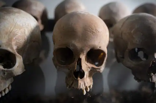 Police parade blind woman with fresh human skull in Akwa Ibom